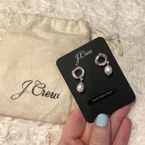 J. Crew Freshwater Pearl Earrings